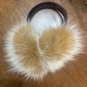 Genuine Fox Fur Earmuffs